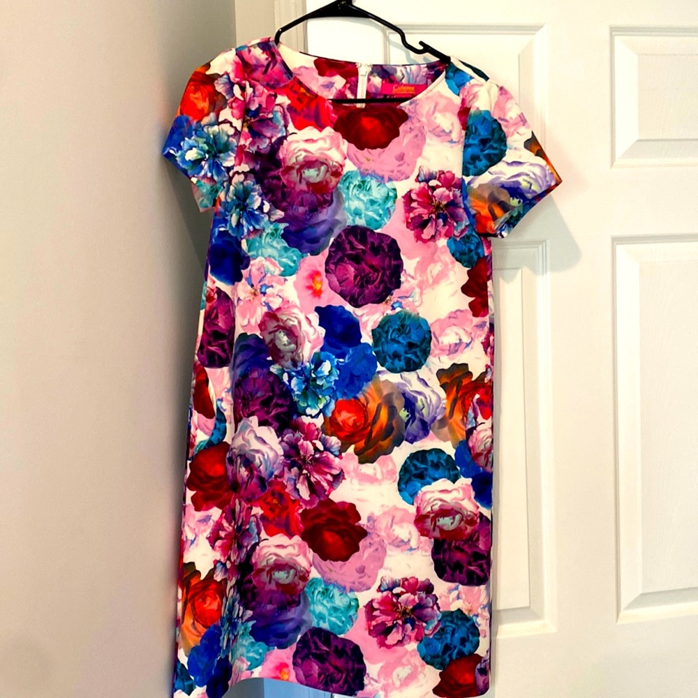 Catherine Malandrino floral short dress